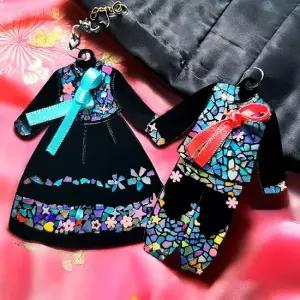 자개공예 나전칠기 DIY 전통 가을 추석 한복 키링 만들기 키트 외국인선물 한국기념품