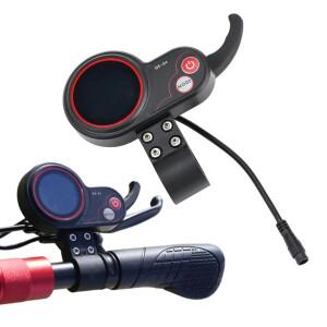 제로 8 10 11X 전동 스쿠터 대시보드용 스로틀 QS-S4 6핀 케이블 36V 48V 52V 60V 72V 속도 표시 썸 스페