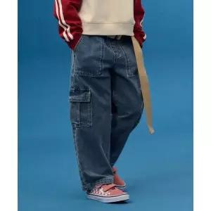 [마크곤잘레스키즈]곤잘레스 카고 포켓 데님 팬츠-인디고 (MG54PD03ID)_IC