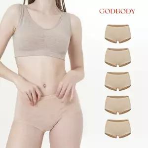 [아쇼라단독]갓바디 렌징모달 심리스 FREE 안착팬티 5종 (스킨)