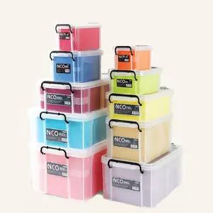 코멕스 네오박스 80 (8L) 리빙박스 옷 장난감 다용도 정리함