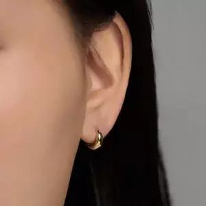 [로이드](센텀시티점)볼륨 물방울 10K 원터치 링 귀걸이 LOTP3011T