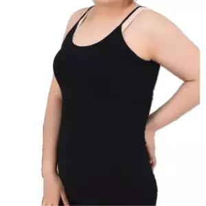 빅사이즈 부드럽고 편안한 면스판 끈나시 깔끔 민소매 (WFILWFC)