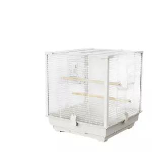 소형철제새장 앵무새 케이지 날림장 잉꼬 둥지 화이트 사육장