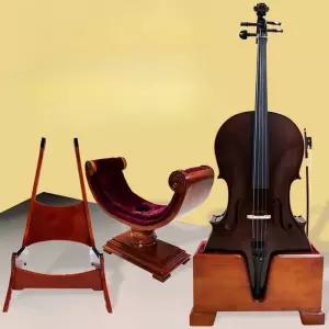 첼로 거치대 지지대 보관대 현악기 디스플레이 베이스 우드