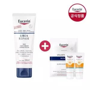 유세린 우레아 리페어 크림 50ml (증)울센마스크팩 1매+선크림 5ml 2개