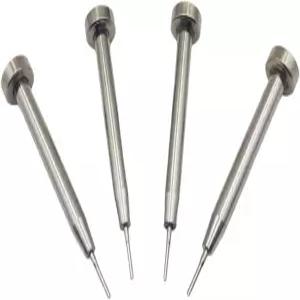 GUHOFIND 4PCS 0.8mm 시계 밴드 링크 핀 제거 도구 스프링 바 조정기 스트랩 팔찌 수리용