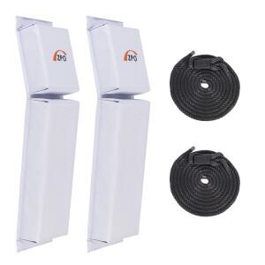 ZPO 제트 스키 보트 펜더  도킹용 범퍼  내구성 로프 2개 포함 24 x 6 2.5인치