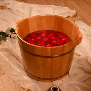 강아지히노끼탕 편백나무 강아지 26이중 A 높이 4 직경 4cm 버킷 26 접합