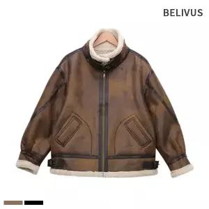 빌리버스 남자 카라 무스탕 겨울 자켓 BMO0661118723