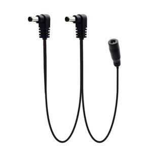 치록 1-2 기타 페달 전원 케이블 - 9V DC 이펙트 보드용 데이지 체인 공급 코드