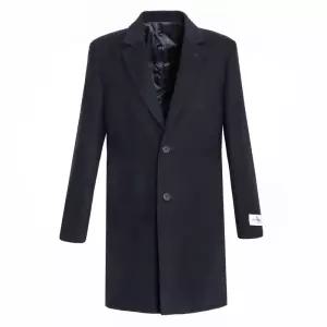 파크랜드 BY (트렌드) 네이비 모혼방 글렌 체크 패턴 코트_SH1118776