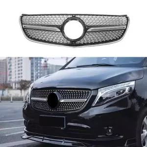 자동차 그릴망 튜닝 전면 그릴 ABS 메르세데스 벤츠 호환 V 클래스 W447 V260 V250