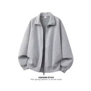 남자 긴팔티 맨투맨 추동 캐주얼 솔리드 빅사이즈 카디건 2종 가능 유행4