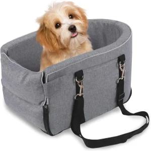 작은 개와 강아지를 위한 Prpeko 반려견 센터 콘솔 시트 - 부드러운 쿠션이 있는 붕괴 방지 반려동물