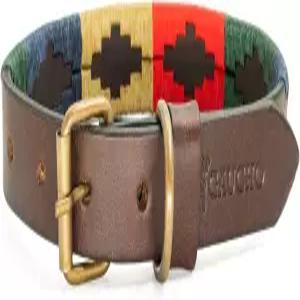 가우초라이프 폴로 도그 칼라 가죽 핸드 스티치(미디엄 칼란드리아)