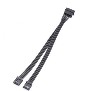 Molex-4 핀 5.25 수-2X4 3.5 플로피 드라이브 FDD 암 Y-분배기 M/F IDE DC 내부 컴퓨터 PC 전원 케이블