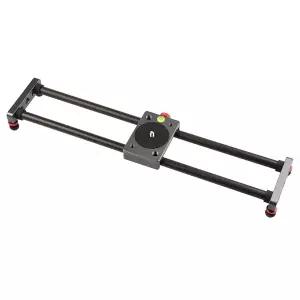 VLOGMAGIC 40cm 미니 탄소 섬유 레일로드 스마트 폰용 테이블 탑 비디오 카메라 슬라이더 iPhone DSLR Sony