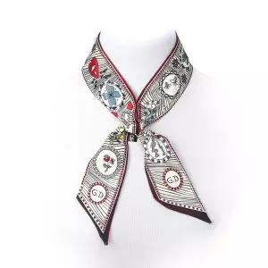 스카프 여성 미니 헨리타이 스카프 WFHXYC7