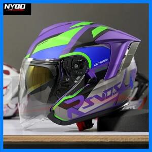 Ryzen 오토바이 헬멧 남성용 및 여성용 3/4 헬멧 오토바이 하프 헬멧 cascos para moto casco moto 헬멧반