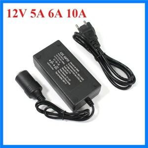 AC 어댑터 DC 220V 12V 2A 5A 6A 10A 전원 어댑터 자동차 시가 라이터 변환기 인버터 220V 12V 라이터 EU/U