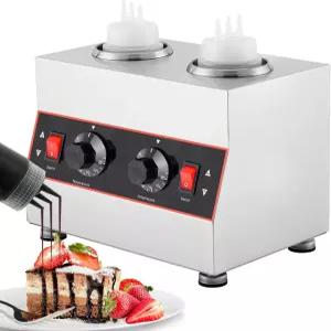 살라둘스 전기 치즈 소스 워머 나초 디스펜서 22온스 병 초콜릿 핫 퍼지 카라멜 86-185 110V