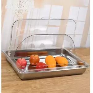 투명 방진 먼지커버 뷔페 대형 음식덮개 가드 클린룸 식당 식판 개폐형