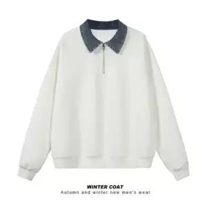 슬램덩크 남성 청자켓 스웨이드 데님 넥 후드 빅사이즈 코트 힛템