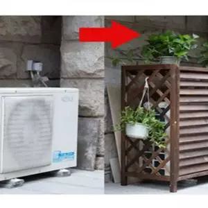 장85 가림막 높이75cm 덮개 백엽 폭35 실외기 커버 열차단 에어컨 부식방지 우