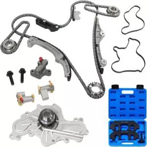 3.5 3.7 타이밍 체인 키트 W /워터 펌프와 툴 2007-2011 Edge /CX-9 /퓨전 /토러스 /6 /MKS /플렉스 /MKT