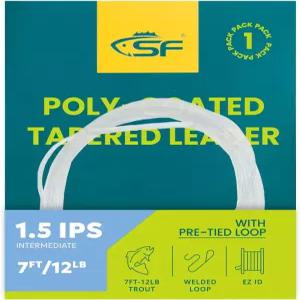 SF 플라이 낚시 폴리 리더 모노필라멘트 코어 라인 7피트 및 10피트 연어 /10피트 플로트 호버 중급