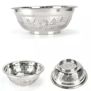 스텐 27종 물빠짐 김장 다라이 소쿠리 양푼 44cm 5호