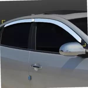 아반떼HD 크롬 몰딩 차량 바이저