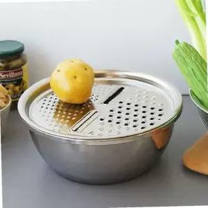 주방 조리기구 믹싱볼 세트 3개 스테인레스 채반 포함