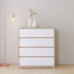 도도스 강화UV코팅 광폭900 4단 서랍장(DO_005)