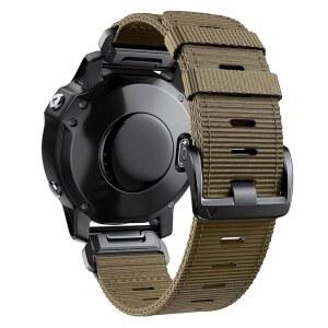 가민 에픽스 프로, 페닉스 E /8 /7 /6 /5, 포러너 970 /955 /965 밴드 - 택틱스 /어프로치 /MARQ /쿼틱스 /D2 /엔듀로 시리즈 교체 밴드용 슈퍼 러기드 퀵핏 22mm 26mm 나일론 스포츠 스트랩