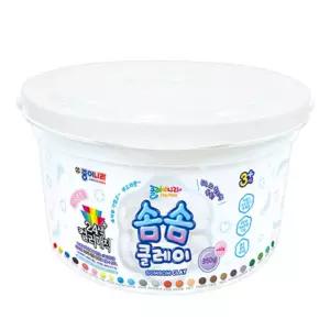종이나라 학습교재 수업교구 어린이 선물 아이부터 전문가까지 솜털클레이 350g+칼라매직 40g