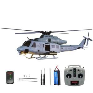 헬릭스선 구스키 E2 UH-1Y RC 헬리콥터, 2 4G 6CH 듀얼 브러시리스 다이렉트 드라이브 헬리콥터 모델, 라이다 위치 GPS 홀드, 모드 1/2 애호가용 스위치ablf RTF