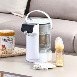 BL컴퍼니 유리보온포트 4L 스마트터치 스텐SUS316 분리형티망 자동급수 분유포트