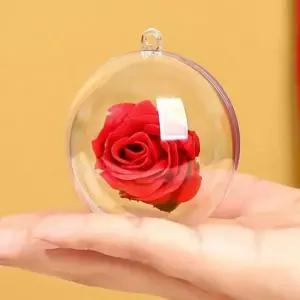 뽑기용아크릴볼 장식 실내 투명아크릴케이스 12cm 이벤트 (WFJ6EJN)