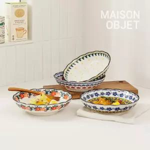 프라카 폴란드풍 도자기 다용도볼 2P 세트