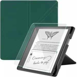 킨들 스크라이브 케이스 화면 보호기 자동 슬립 기능이 있는 프리미엄 PU 가죽 스탠드 커버 10.2인치