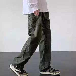 [모로엠]남성 빈티지 스트링 카고 팬츠 DMS-PTA-Q4342827