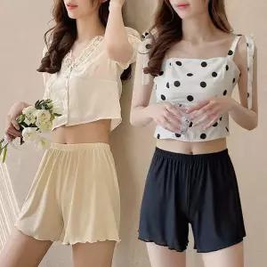 여성 학생 쫀쫀 신축성 좋은 밴딩 치마 원피스 속바지 여자팬티