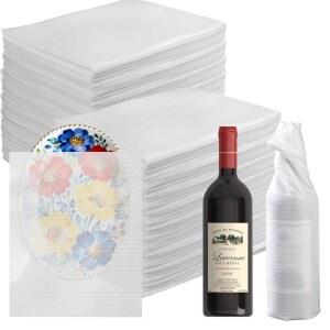 [미국배송] 이사용 식기 포장 용품 100팩 깨지기 쉬운 물건을 위한 12X16인치 쿠션 폼 파우치 머그컵 유리 프레임 중국 및 식기류를 보호하는 대형