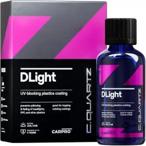 CARPRO CQUARZ DLight - PPF 헤드라이트 플라스틱 및 페인트용 UV 세라믹 코팅 황변 변색 균열 방지 광택