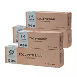 슈가랩 사탕수수 에코지퍼백 대 2p _ 중 2p 슈가랩 사탕수수 에코지퍼백 대 2p