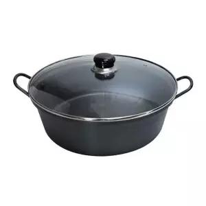 경질 국수 냄비 32cm (뚜껑O) 찌개 전골 깊은냄비 (WFJ77PU)