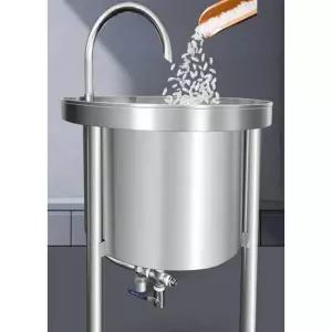 쌀 씻는 기계 식당 스테인레스 도구 취사장 급식실 쌀씻는기계 곡물