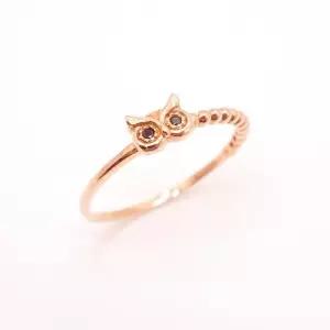 14k 부엉이 반지 OPR1011